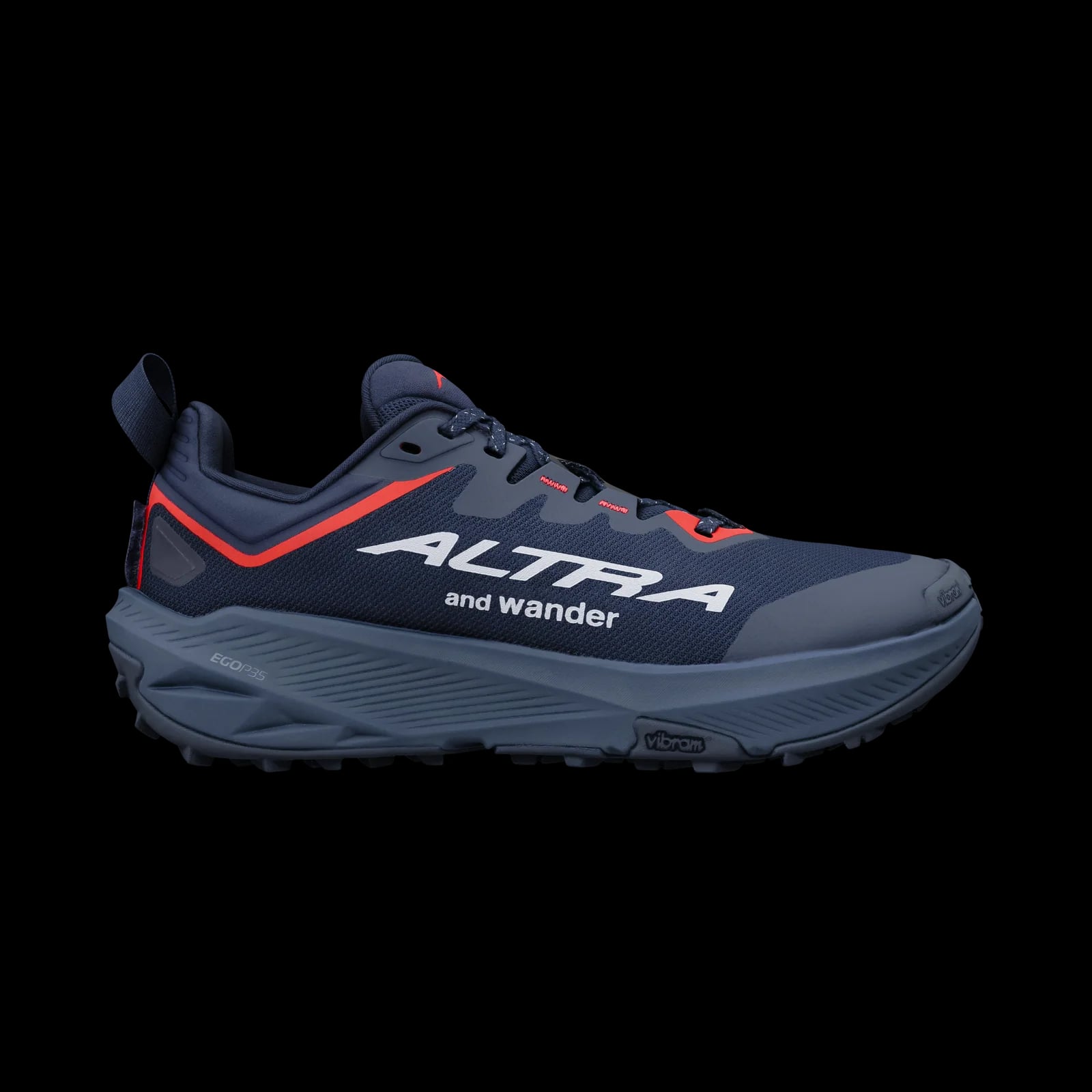 Altra Altra x and wander Experience Wild 3+ Trail Running Shoe — Navy