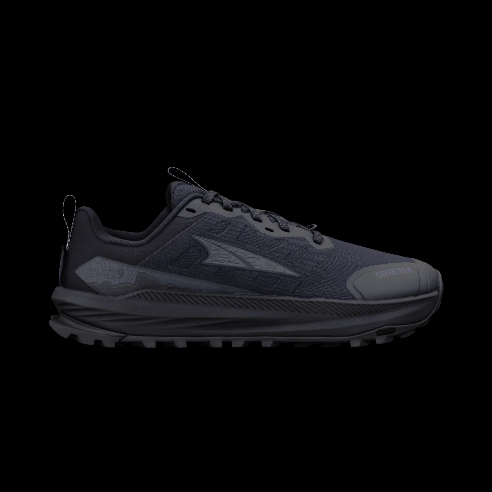 Altra Lone Peak 9 GTX Trail Running Shoe - Women's — Black