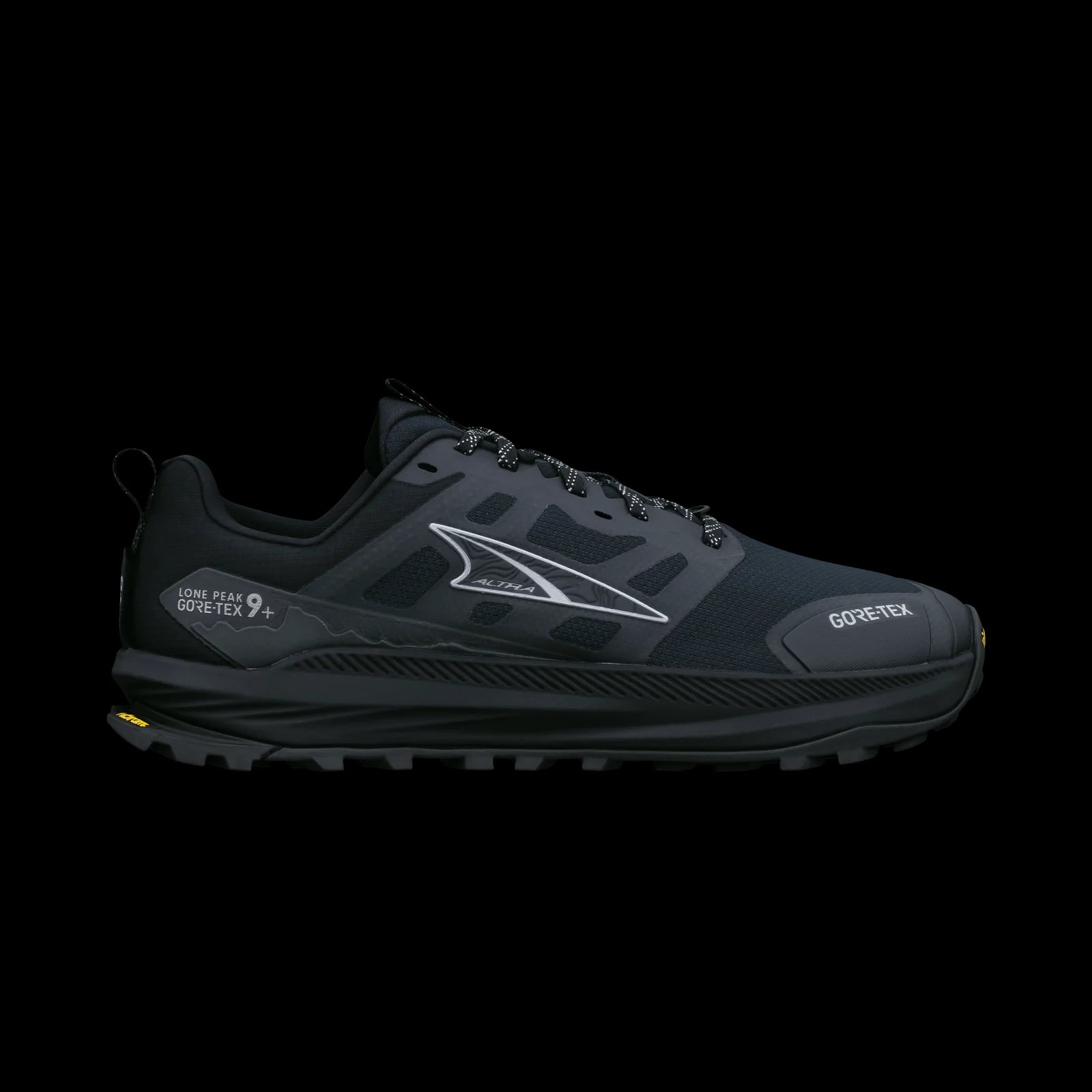 Altra Lone Peak 9+ GTX Trail Running Shoe — Black