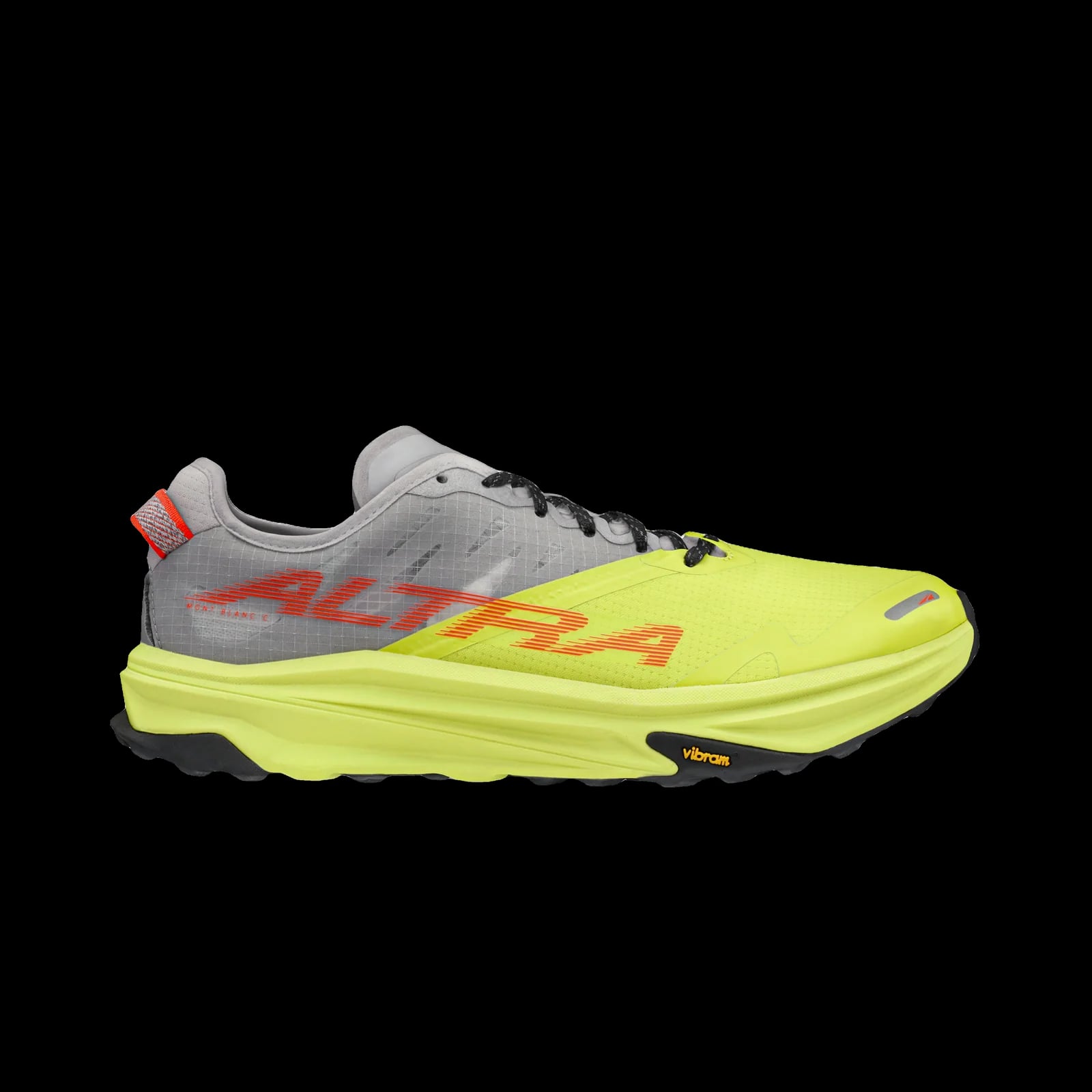 Altra Mont Blanc Carbon Trail Running Shoe — Gray/Green