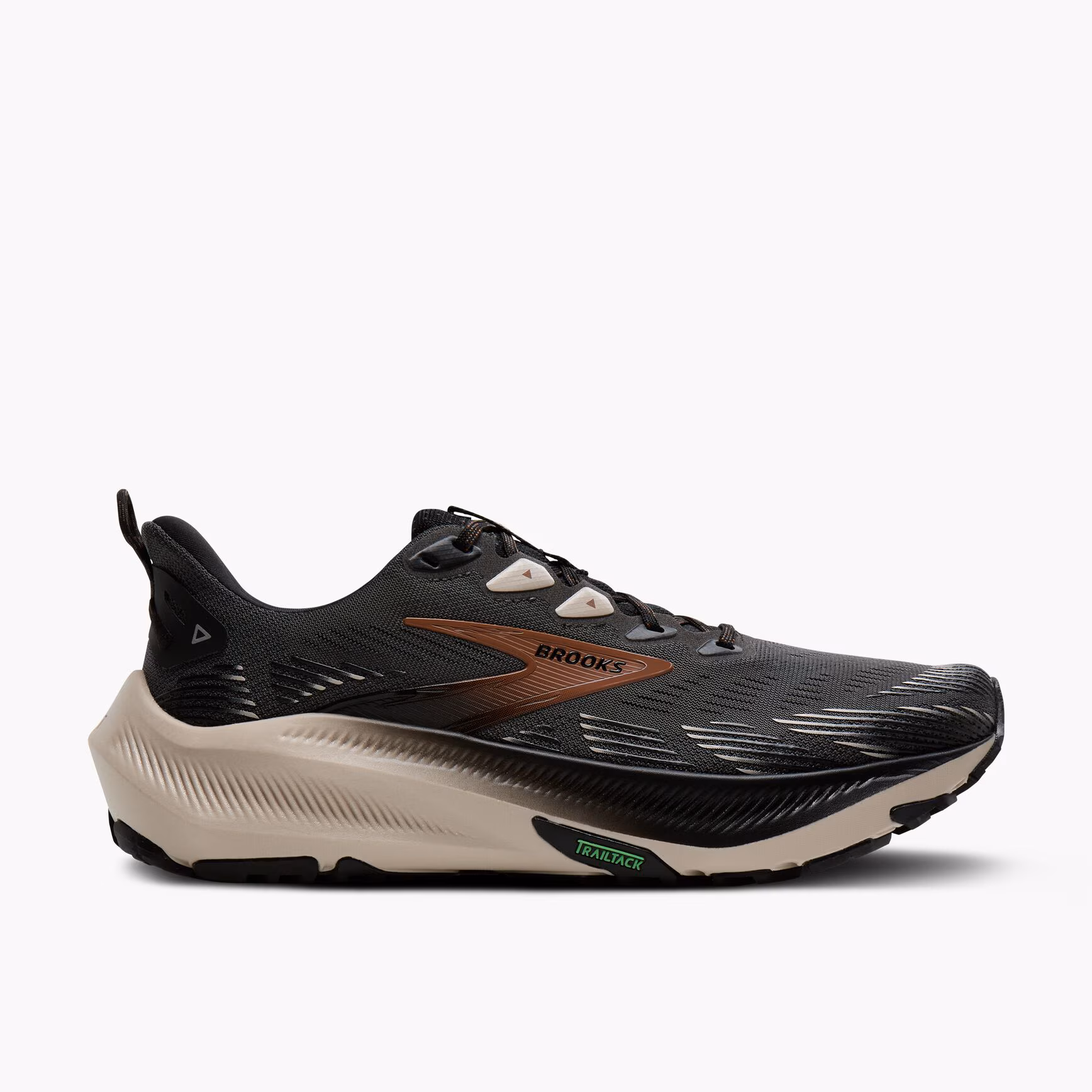 Brooks Ghost Trail — Black/Tan